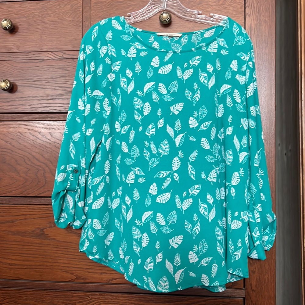 Green blouse